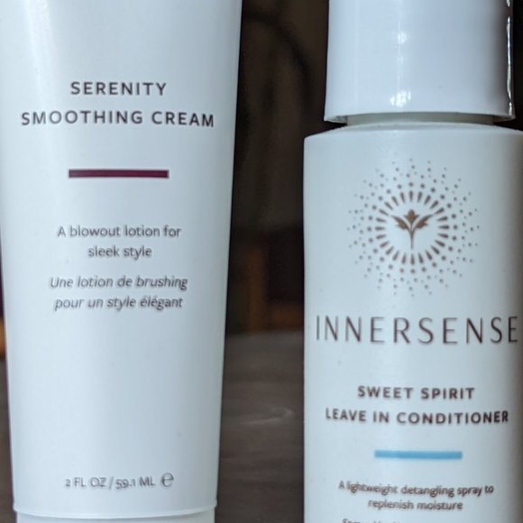 Innersense Duo: Serenity Smoothing Cream + Sweet Spirit Leave In Conditioner - Picture 11 of 13